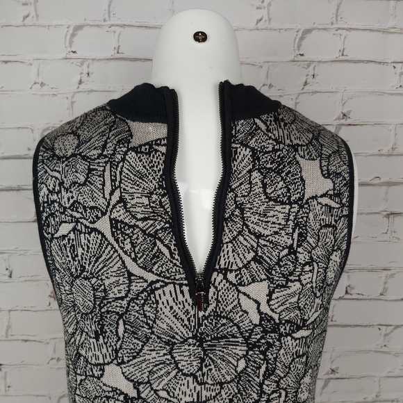 𝅺ANNE Klein Womens Floral Jacquard High Low Sweater - Picture 9 of 15